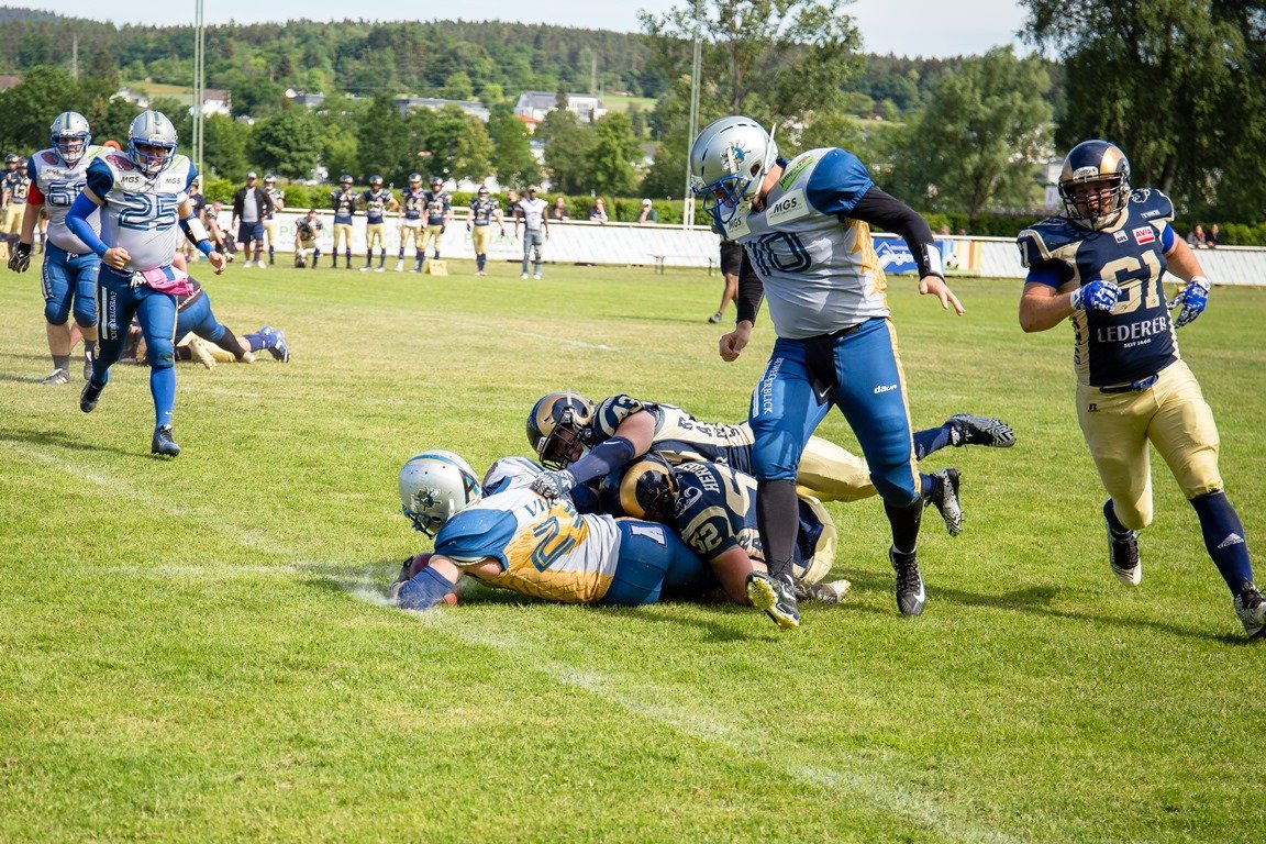 Weiden Vikings Football Heimnspiel Sieg gegen Nürnberg Rams Bild Weiden Vikings2