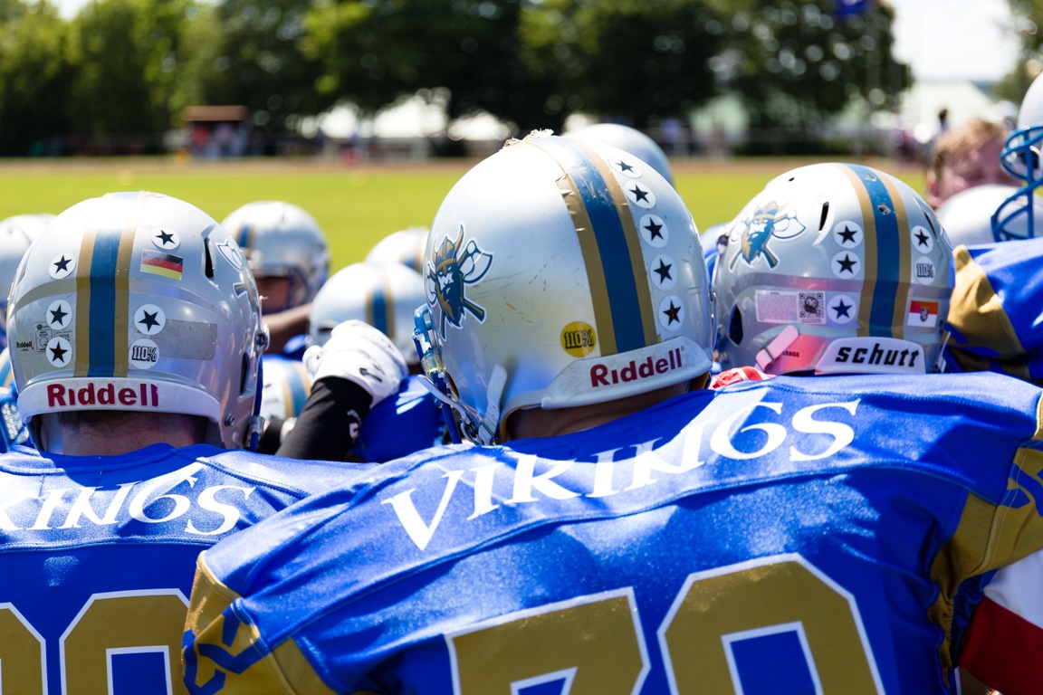 Weiden Vikings Wikinger Flutkanal wichtiger Sieg Football Weiden (5)