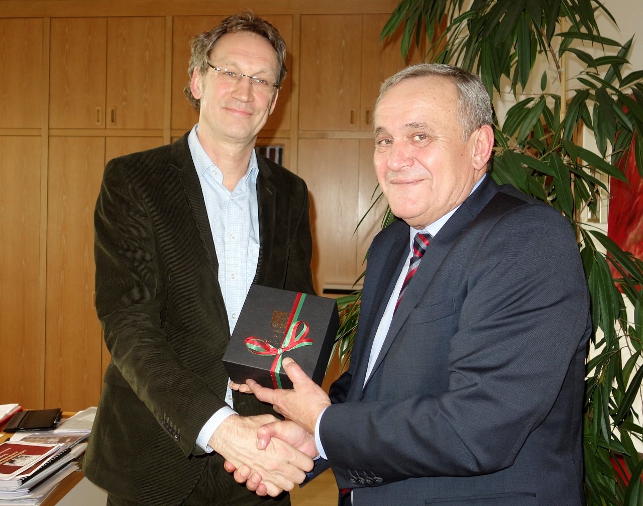 Weiden_Stadt_Abntrittsbesuch_Direktor Arbeitsgericht_Dietmar Striegan