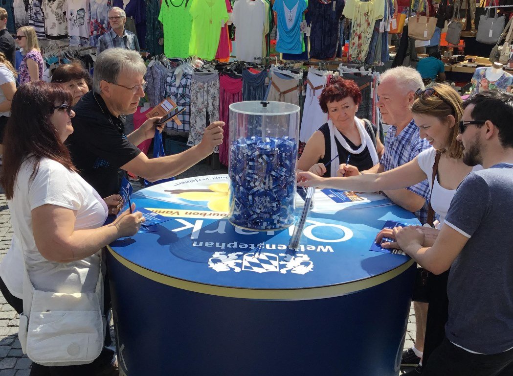 Weihenstephan Jubilatemarkt Weiden Gewinnchance Los Bild Molkerei Weihenstephan
