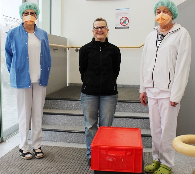 Weißes_Rössl Petra Schaller Floß Notaufnahme Weiden Kliniken Nordoberpfalz AG Stationsleiterin Angelika Mertner Bild Stephan Landgraf