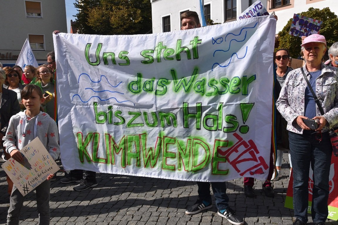 Weltklimakrise Streik Demonstration Weiden (10)