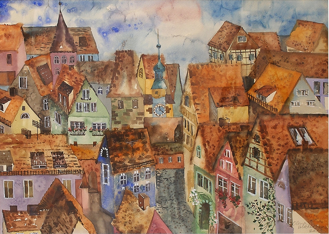 Wo wohnt Karlson Kunst Ausstellung Elena Volodarska