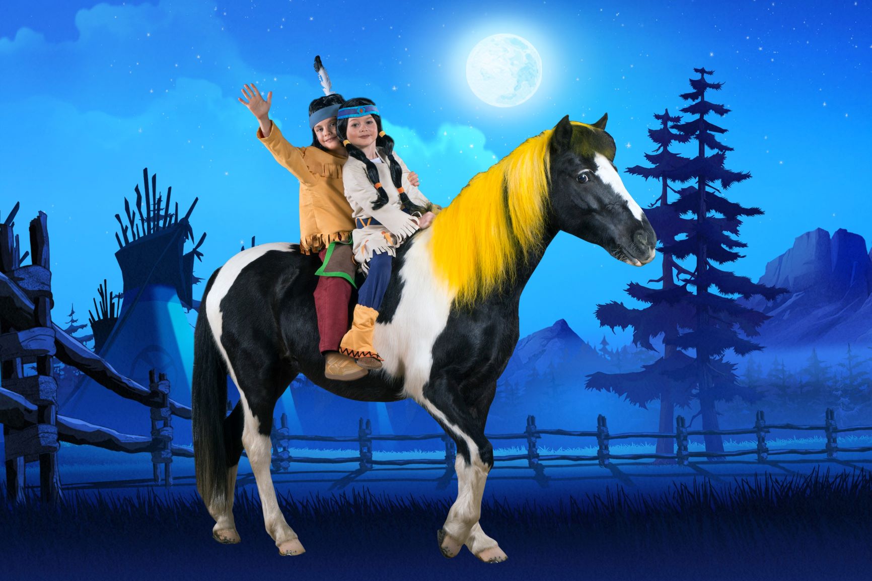 Yakari und Kleiner Donner Reiter