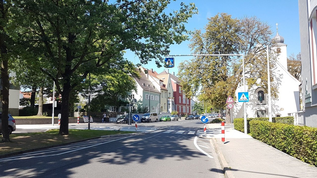 Fußgängerüberweg Weiden Gericht Schule Gustl-Lang-Schule Augustinus Gymnasium Zebrastreifen_Sebastianstraße-02