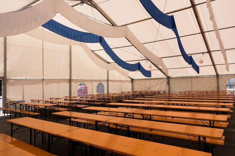 Zelt Party Bierbank Bierzelt Fest Volksfest
