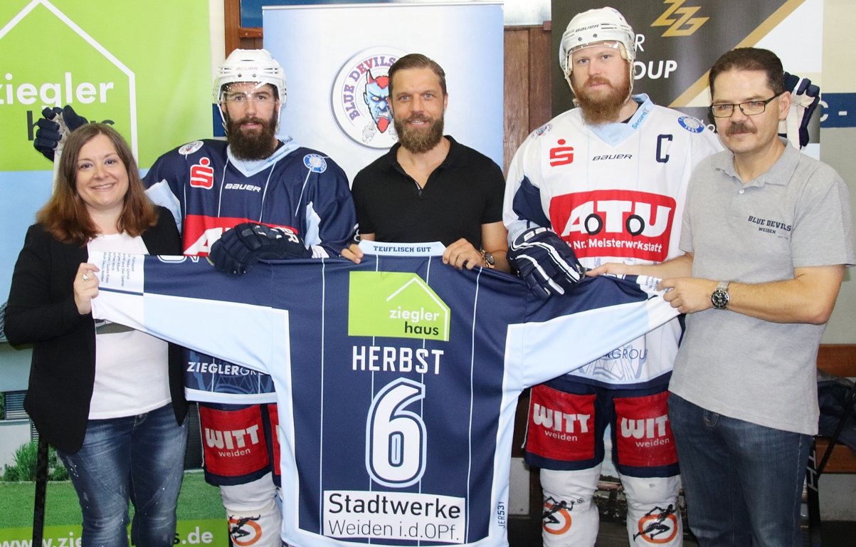 Zieger Group Plößberg Sponsor für Blue Devils Weiden