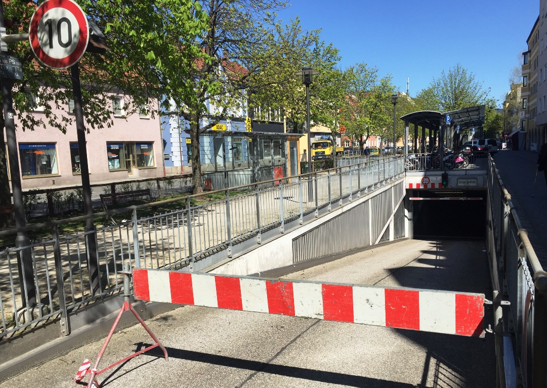 Allee-Tiefgarage: Sanierung beginnt