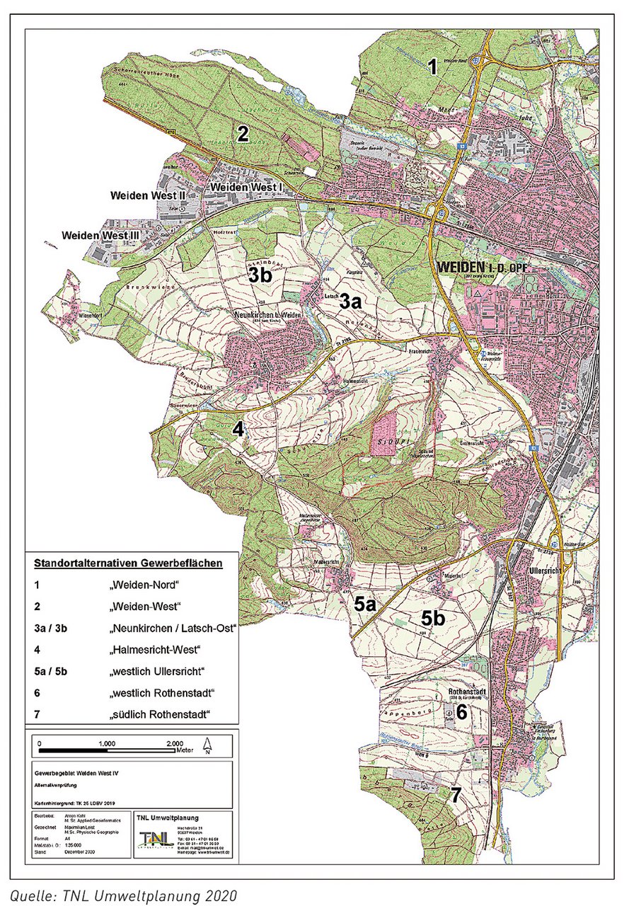 Weiden West IV Gewerbegebiet Bürgerbegehren