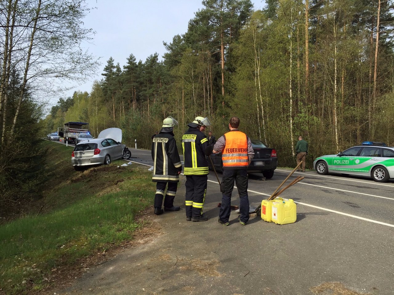 Unfall Feuerwehr Parkstein