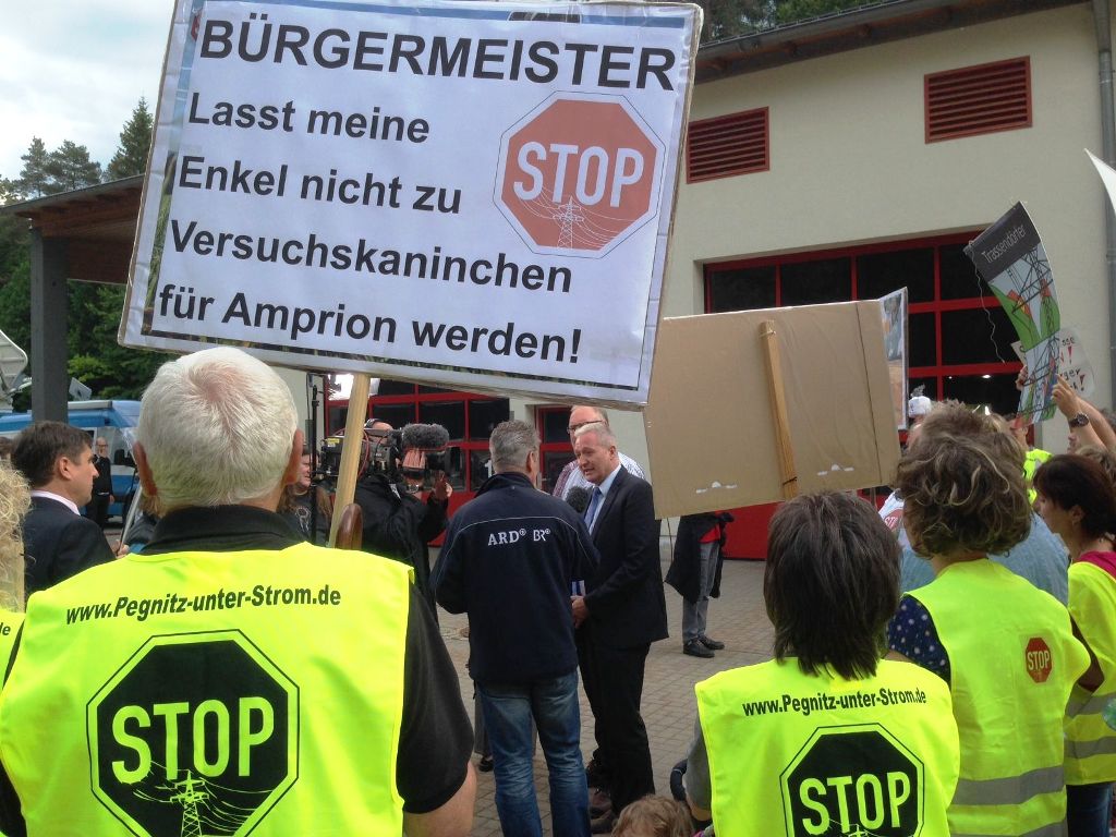 Nein zur Stromtrasse