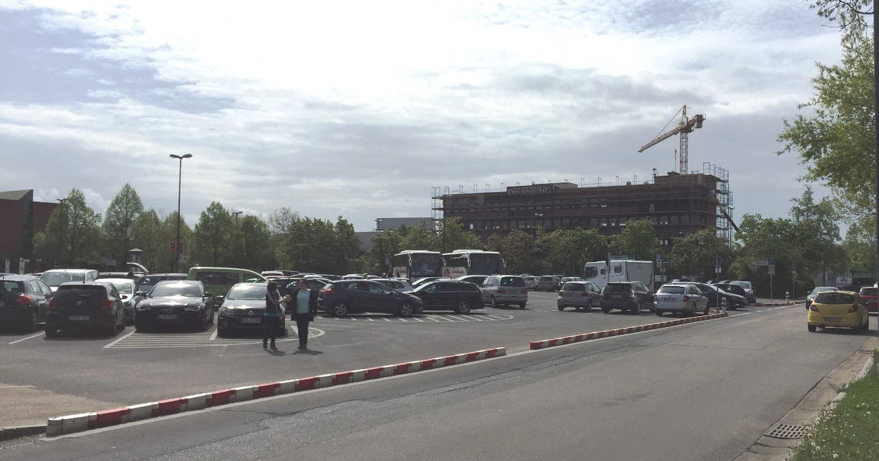 Hertie-Parkplatz Weiden