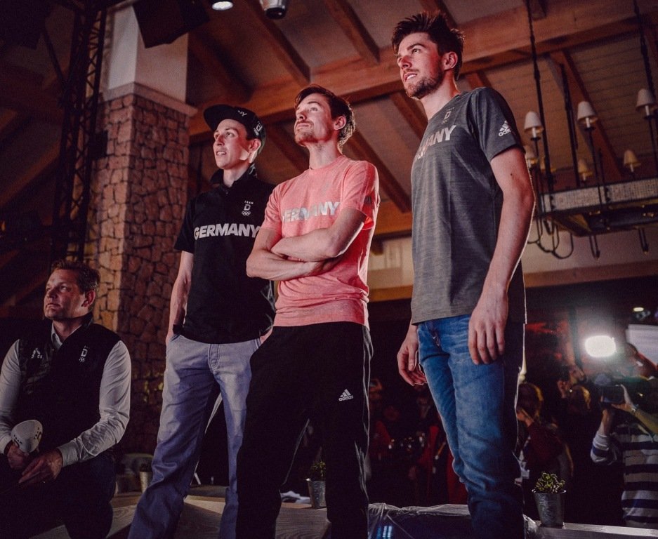 Eric Frenzel, Johannes Rydzek, Fabian Rießle Olympische Winterspiele