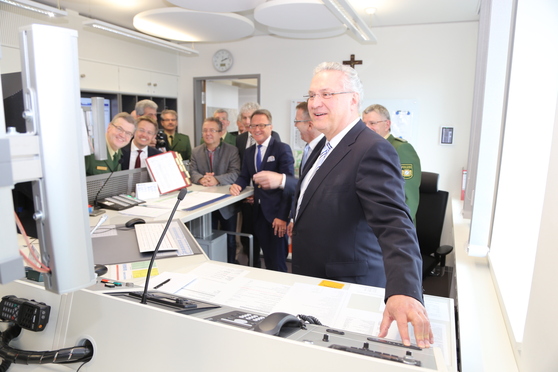 Innenminister Herrmann zu Besuch in Tirschenreuth