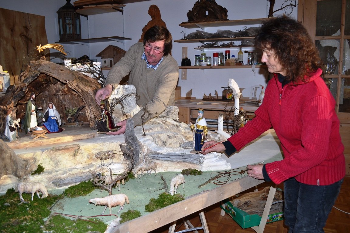 Krippenschnitzer Gerhard Schinner