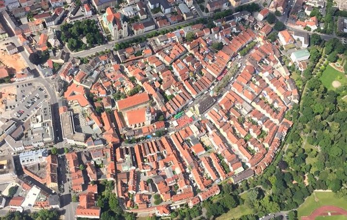 Luftbild vom Bürgerfest