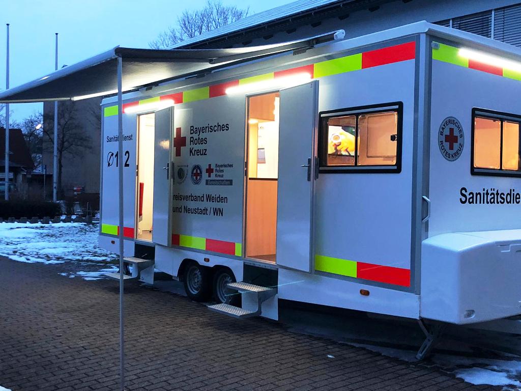 Mobiler Sanitätsstation im BRK Kreisverband Weiden und NeustadtWN (4)