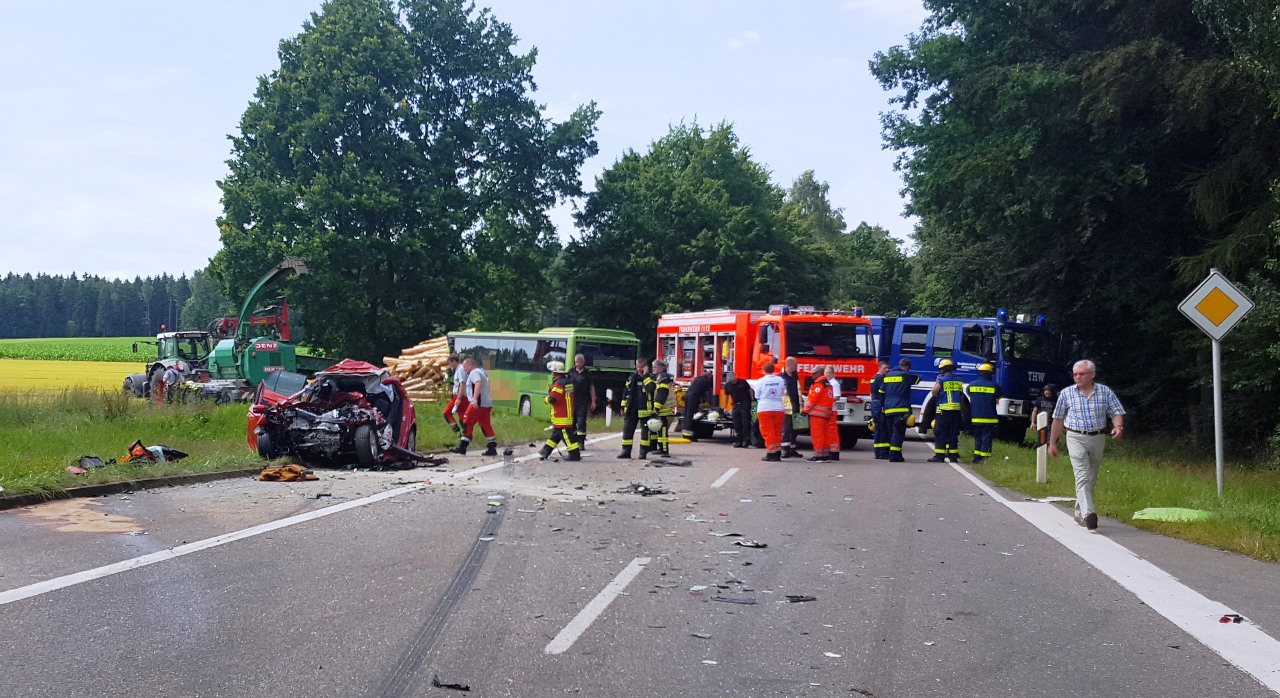 Unfall Vohenstrauss Linienbus Skoda