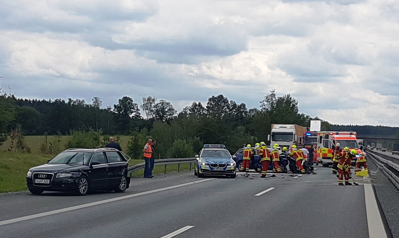 Unfall A93