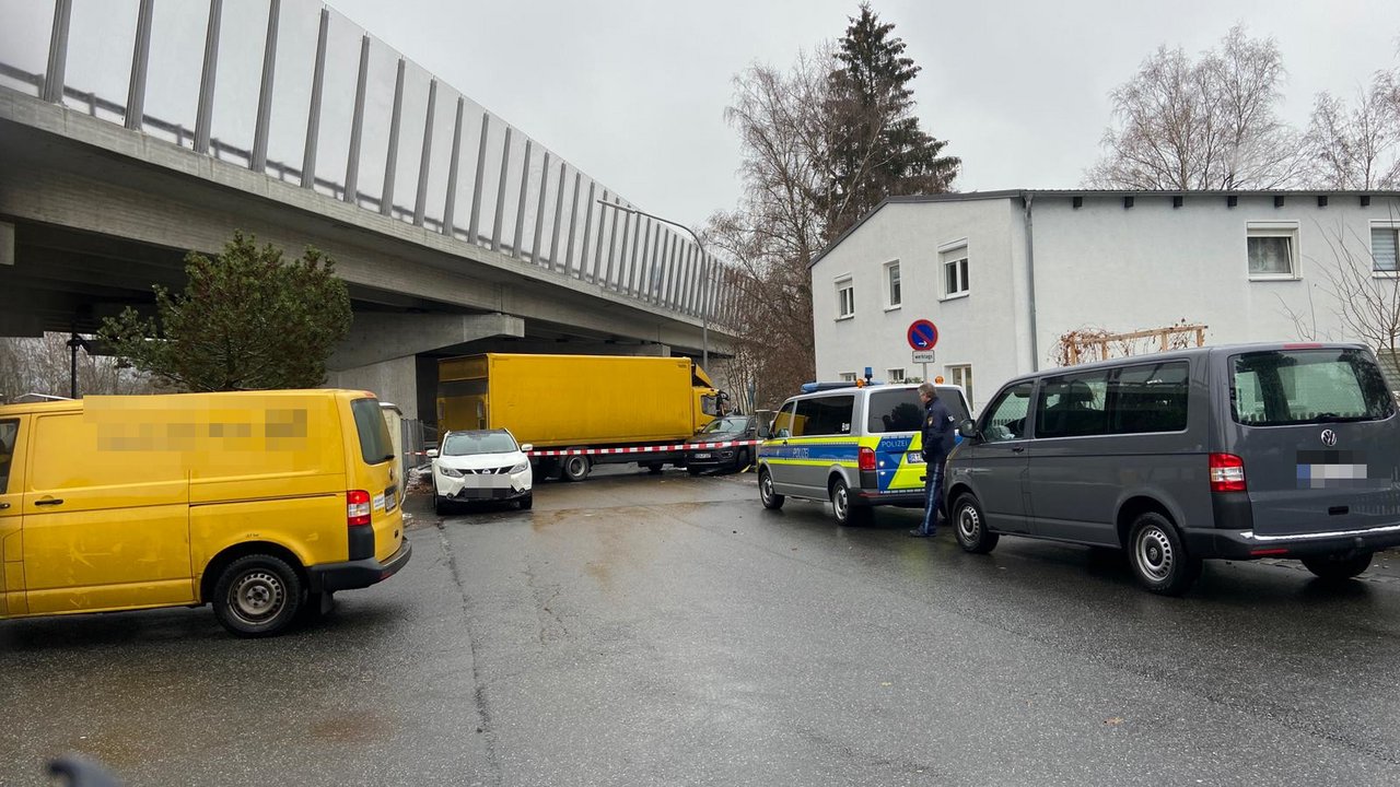 Lastwagen Unfall Weiden