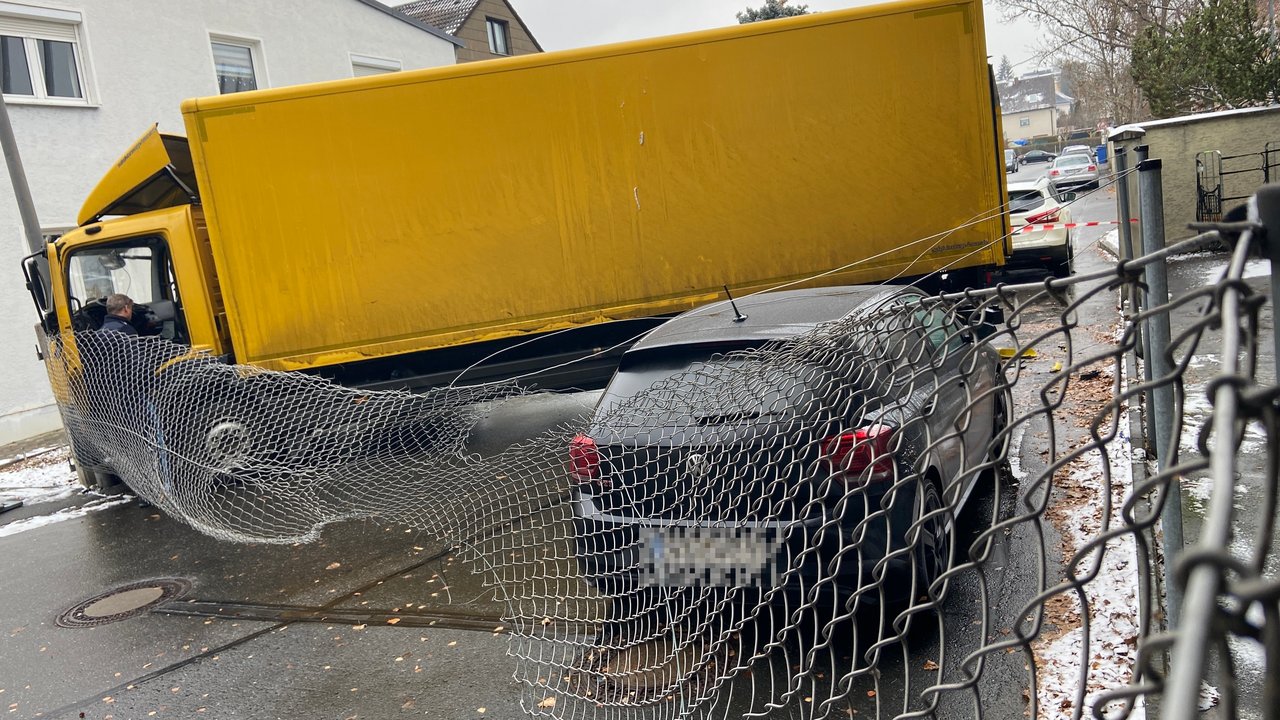 Lastwagen Unfall Weiden