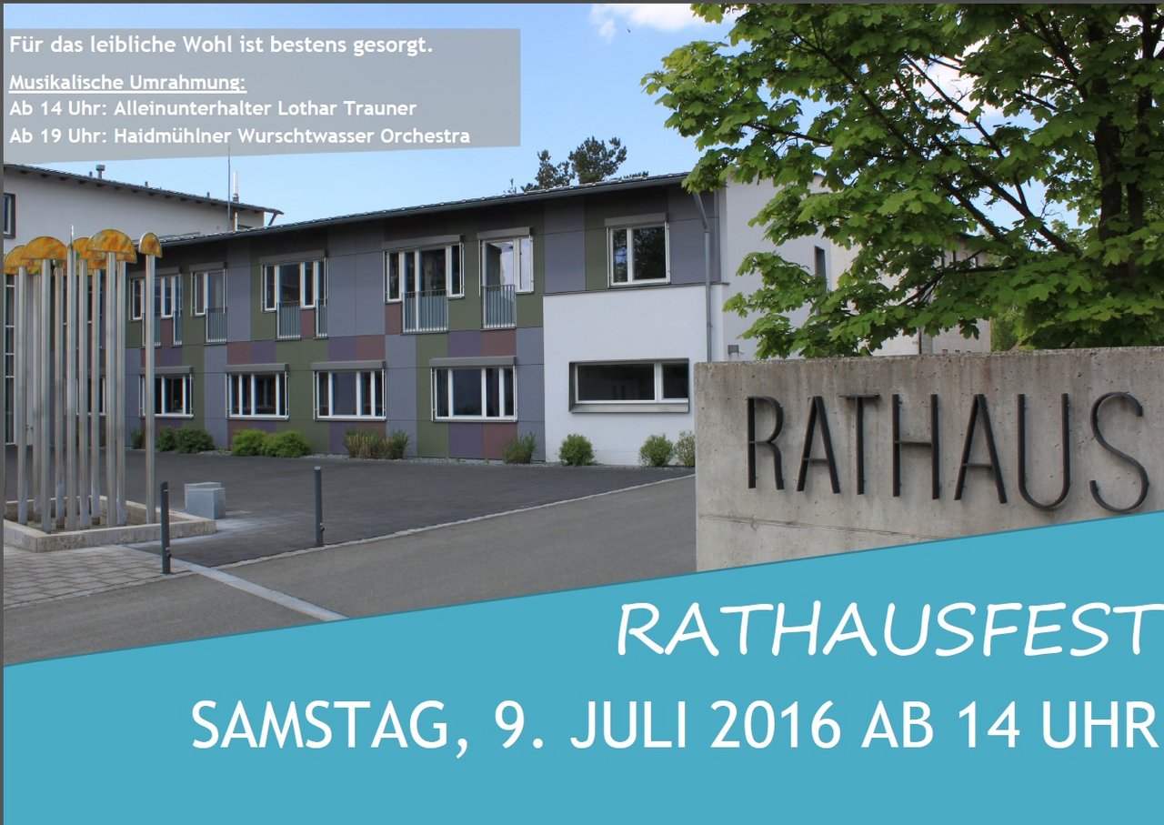 Rathausfest, Altenstadt 2016