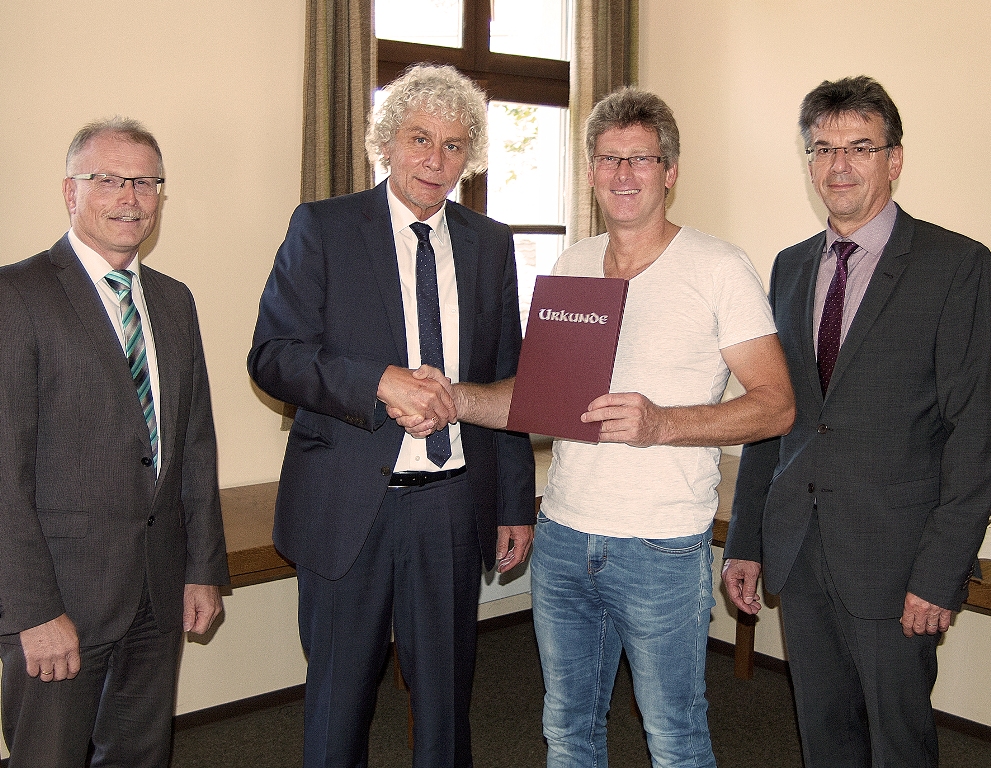 Schelzke Dienstjubiläum Hallenbad Kemnath