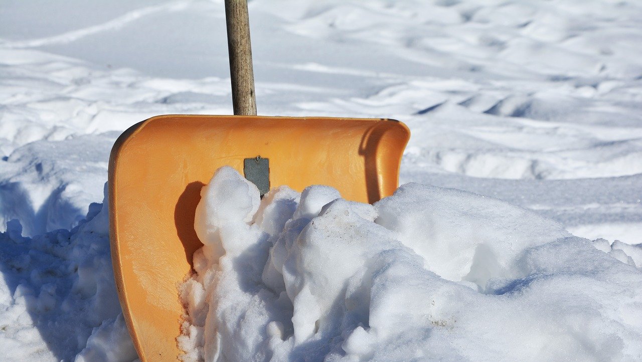 Schneeschaufel Diebstahl Schnee Symbol