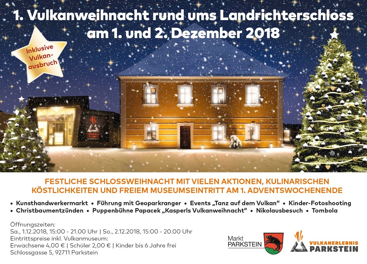 vulkanweihnacht Parkstein 2018 Vorankündigung Bild Regina Kiermaier