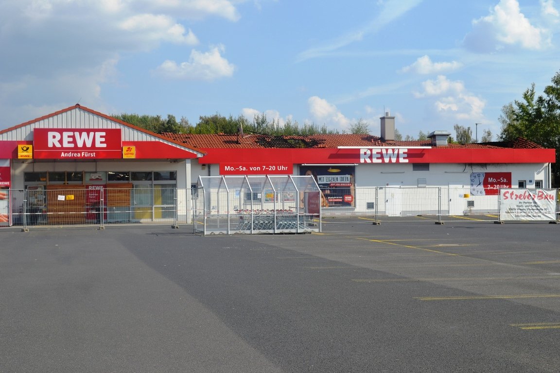 Einkaufssituation Wiesau Rewe Netto