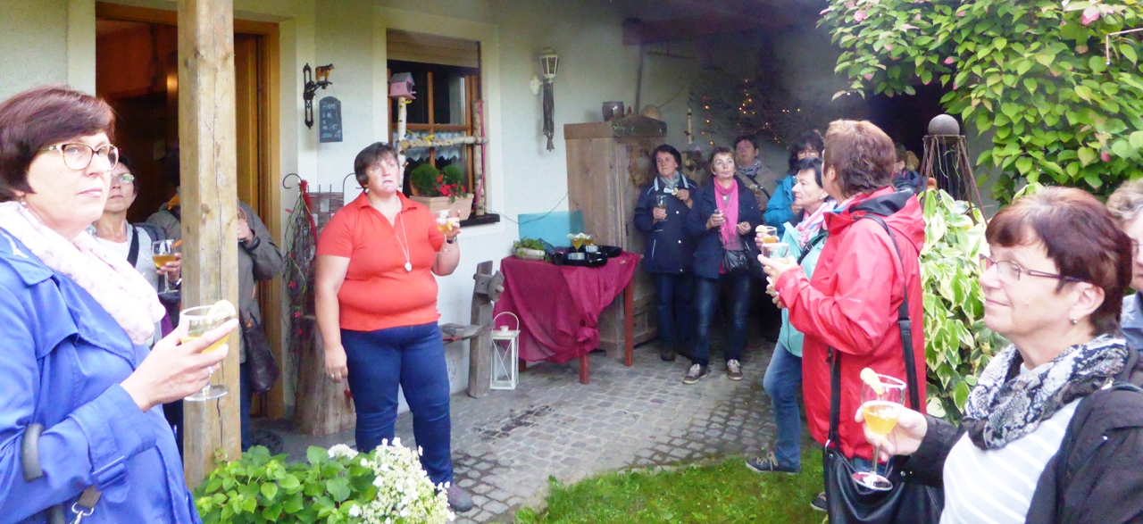 Besichtigung Garten Frauenbund Wurz