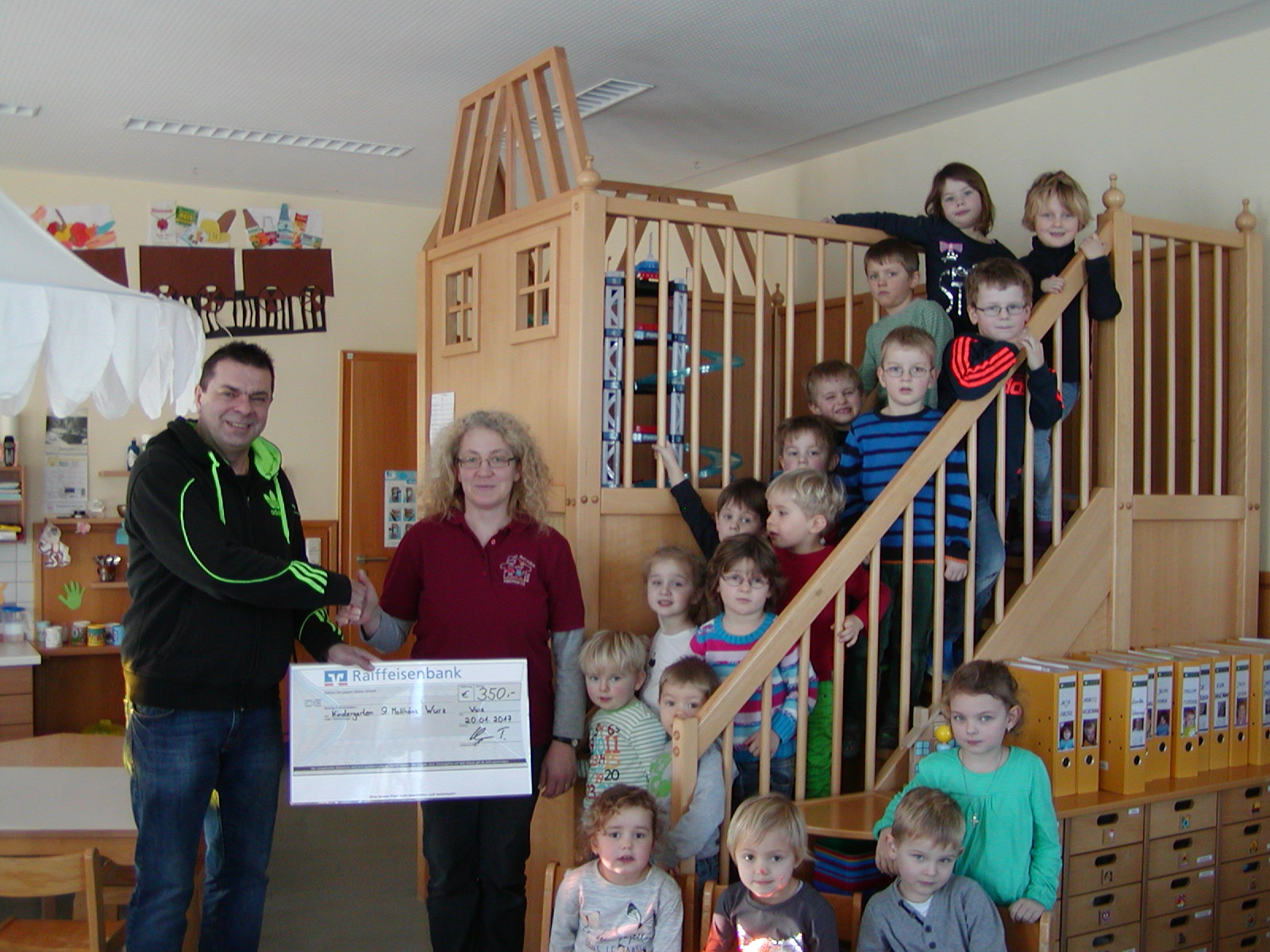 Kindergarten St. Matthäus Spende Christbaumversteigerung