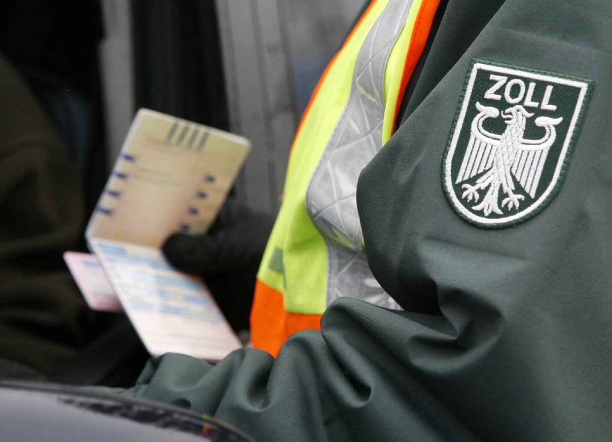 Zoll Symbol Sozialbetrug
