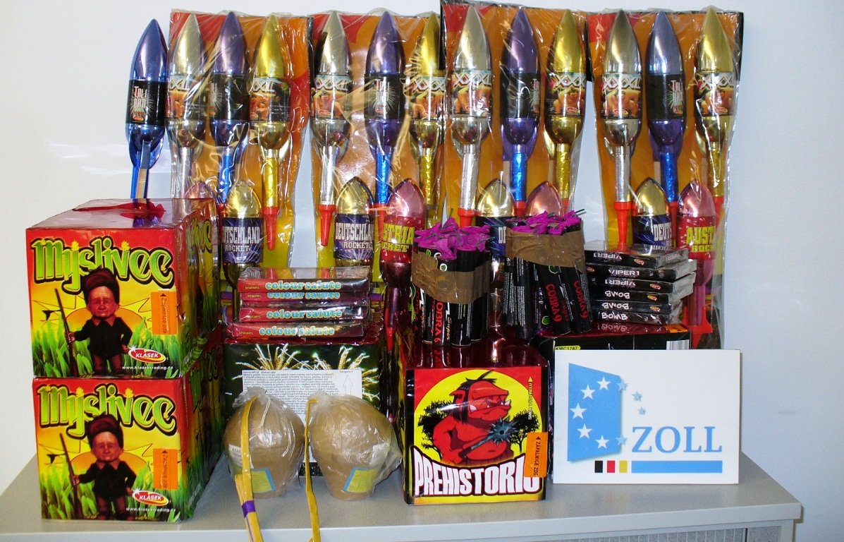 zoll, Feuerwerk, Kracher, Silvester