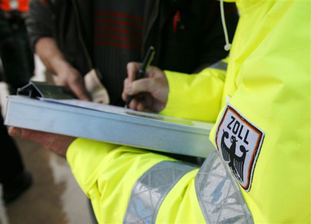 zoll, Symbol, Warnweste, Steuer, Steuerhinterziehung