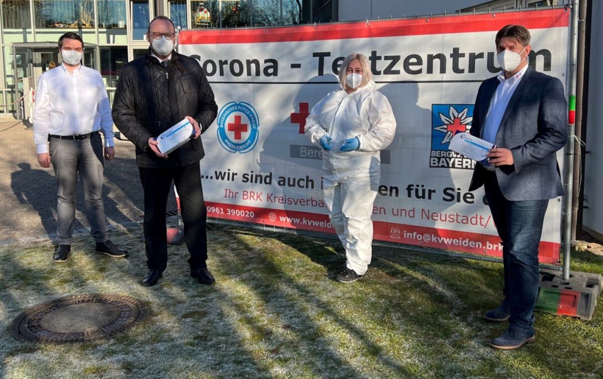 BRK bietet zahlreiche Testmöglichkeiten über die Feiertage