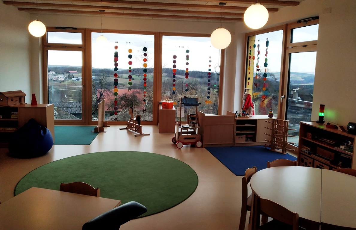 Spielparadies mit Panoramablick: Der Anbau ist bezugsfertig