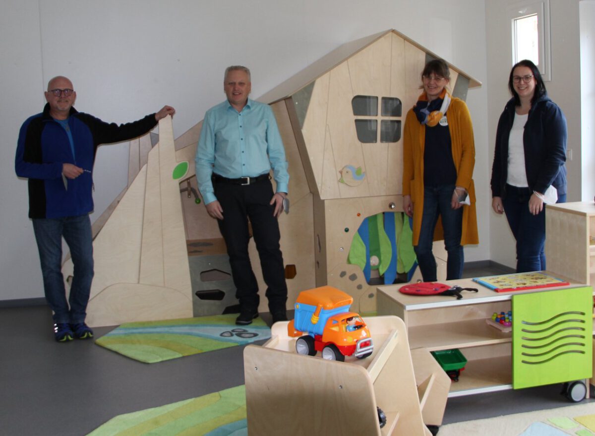 Container mit Leben erfüllt