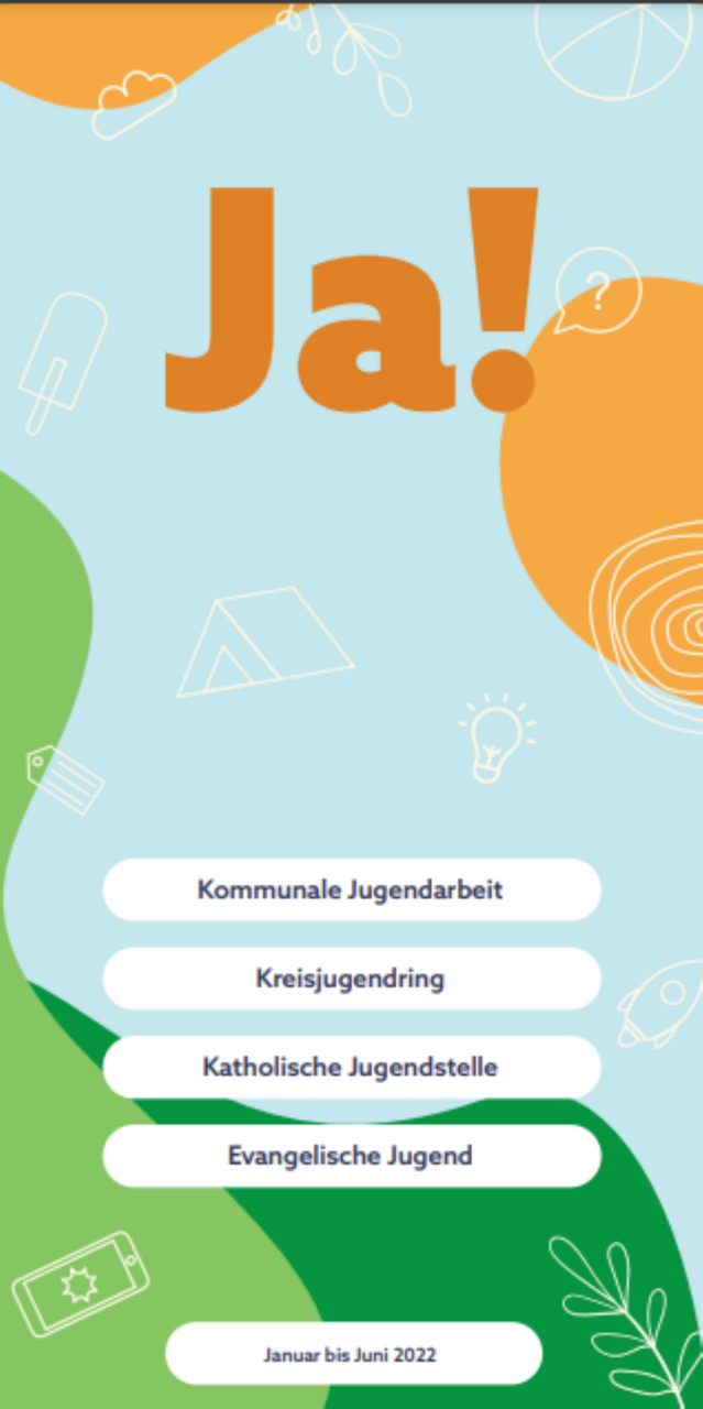 Jugendarbeit-Infobroschüre im neuen Layout