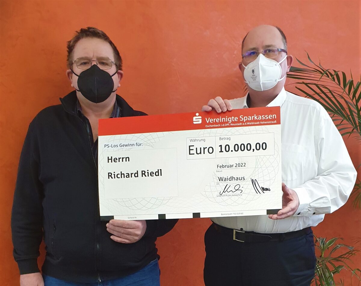 10.000 Euro Gewinn für Waidhauser