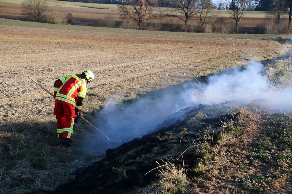 Feuerspeiender Strommast