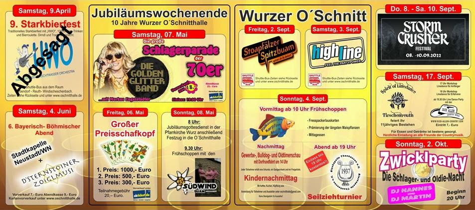 Starkbierfest in der O'Schnitt-Halle abgesagt