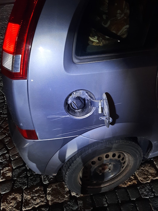 Marihuana unter dem Tankdeckel