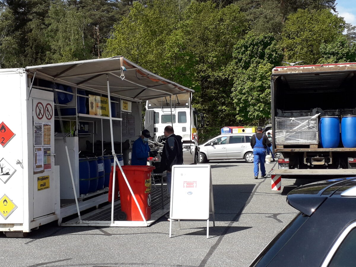 Problemmüllsammlung im Landkreis Neustadt/WN