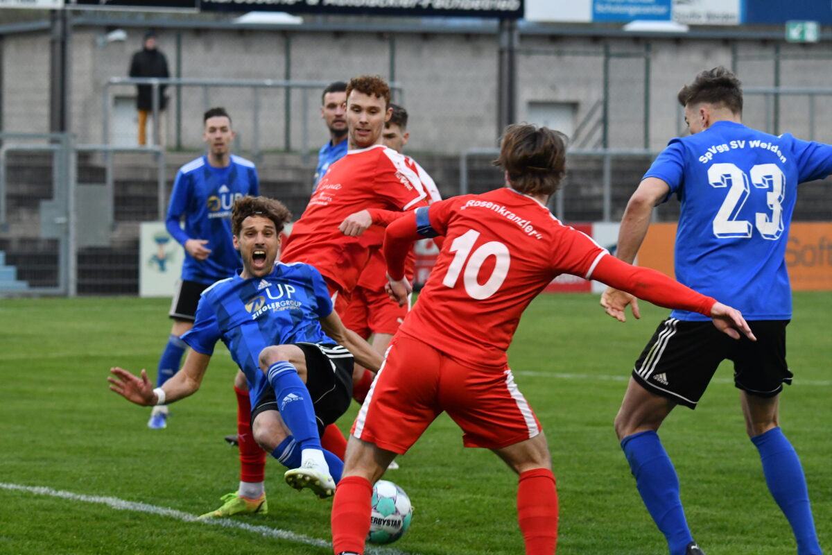 Bittere Niederlage der SpVgg SV Weiden gegen Neukirchen Hl. Blut