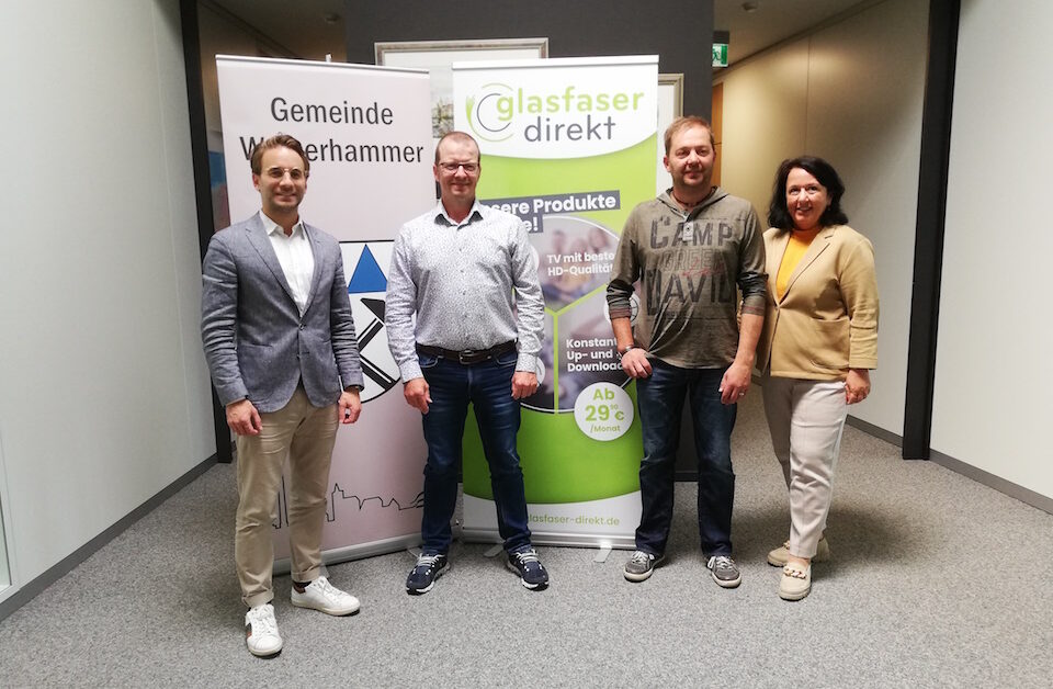 Glasfasernetz in Weiherhammer ist zum Greifen nah