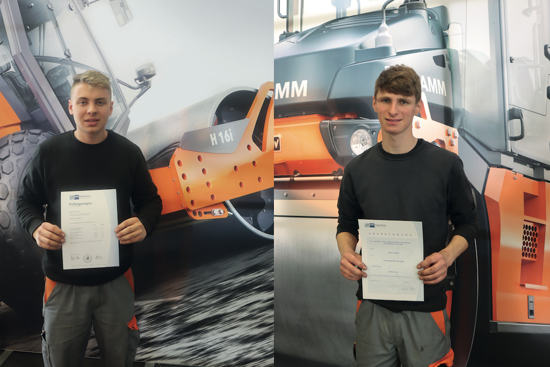 Zwei Top-Azubis bei der Hamm AG