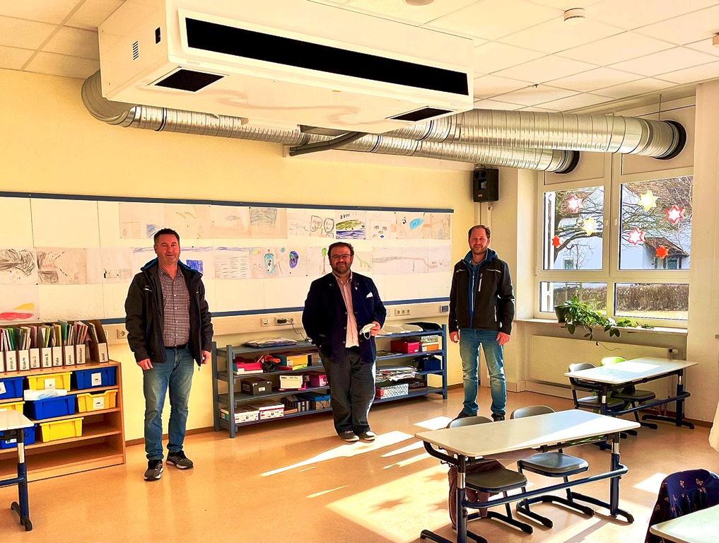 Gemeinde rüstet Klassenzimmer mit Lüftungsanlagen nach