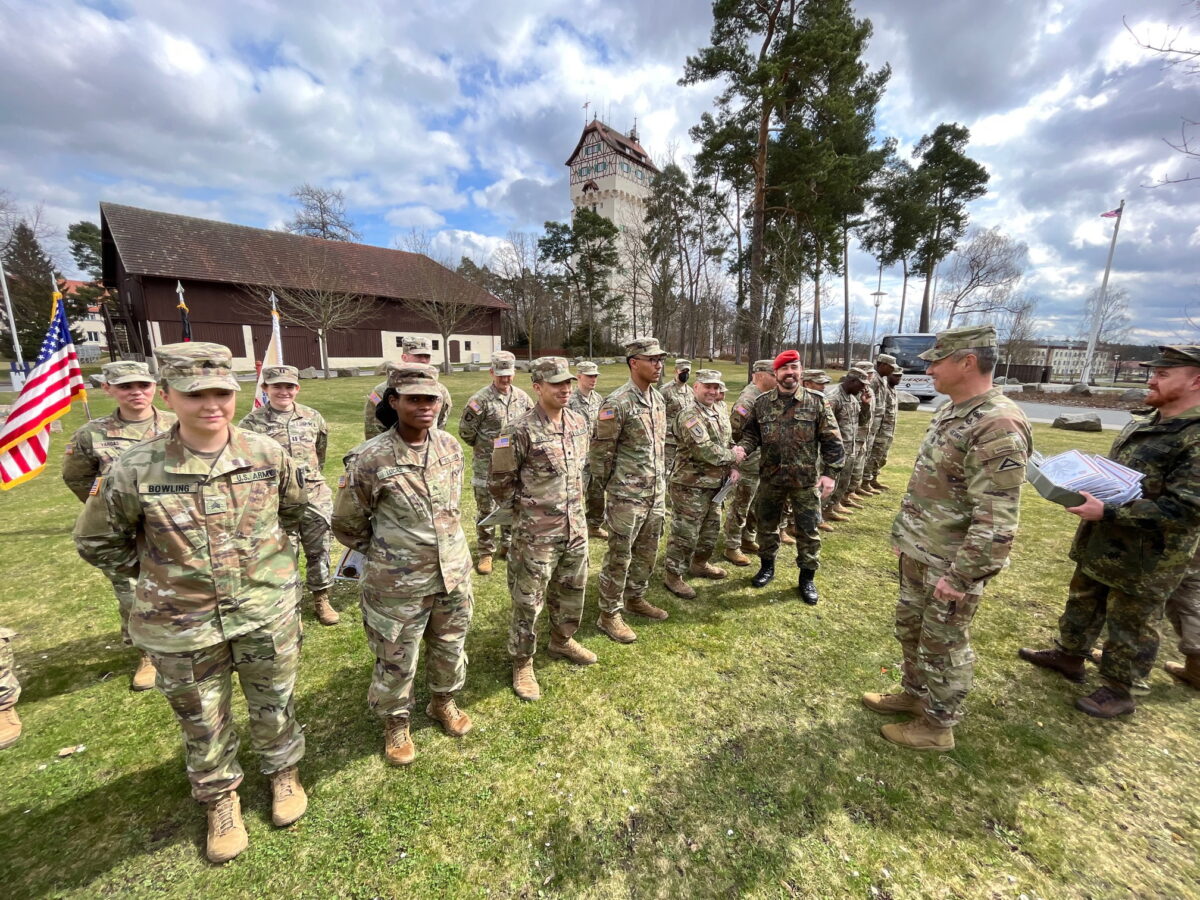 Schützenschnüre für amerikanische Soldaten