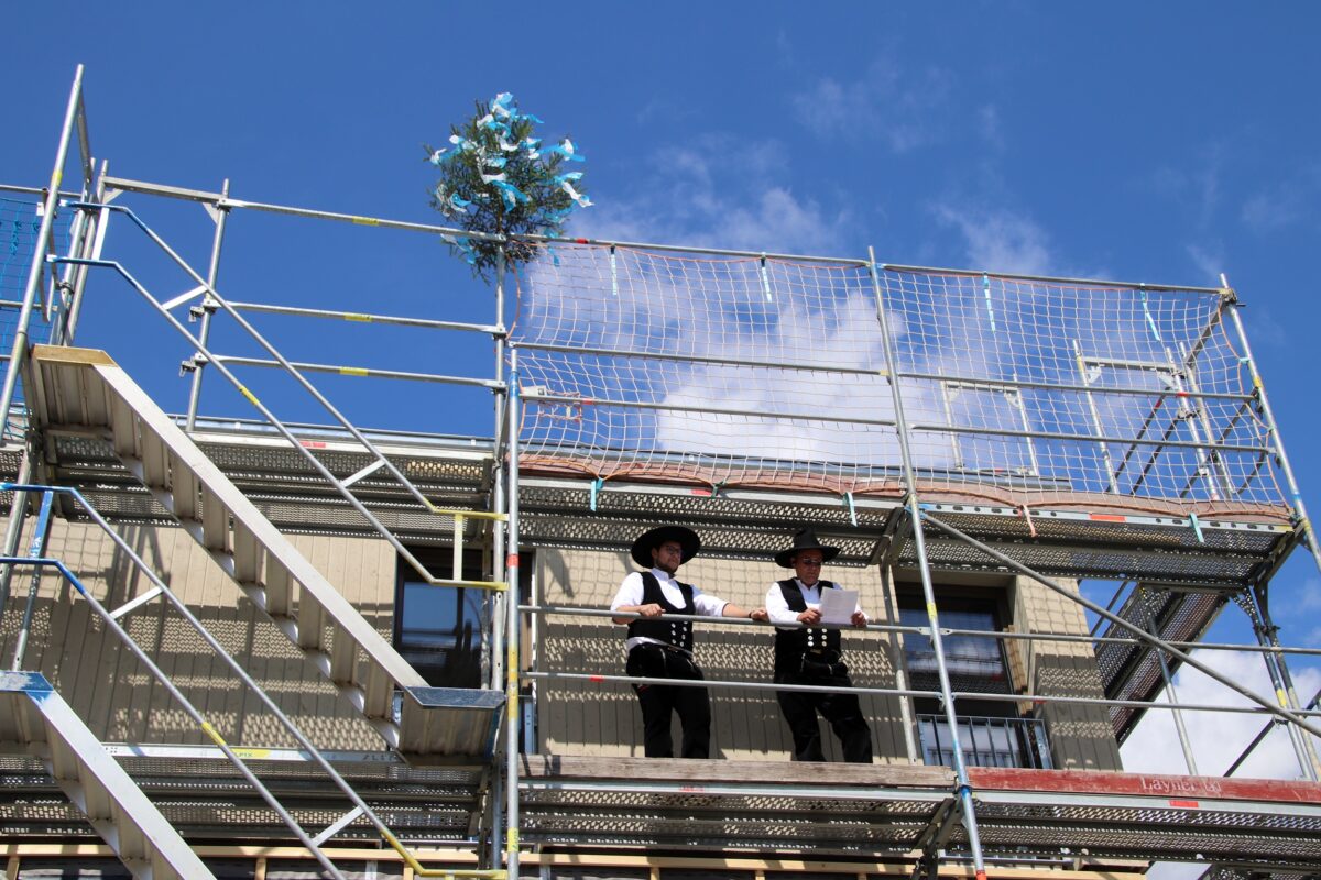Traditionelles Richtfest in Grafenwöhr